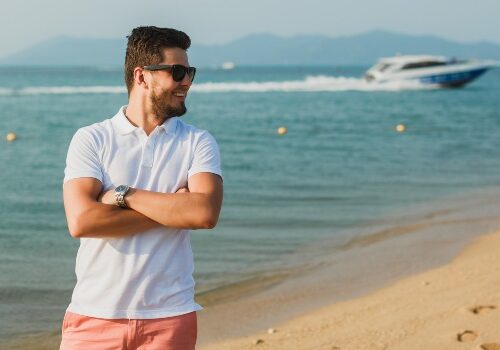 como combinar banador hombre